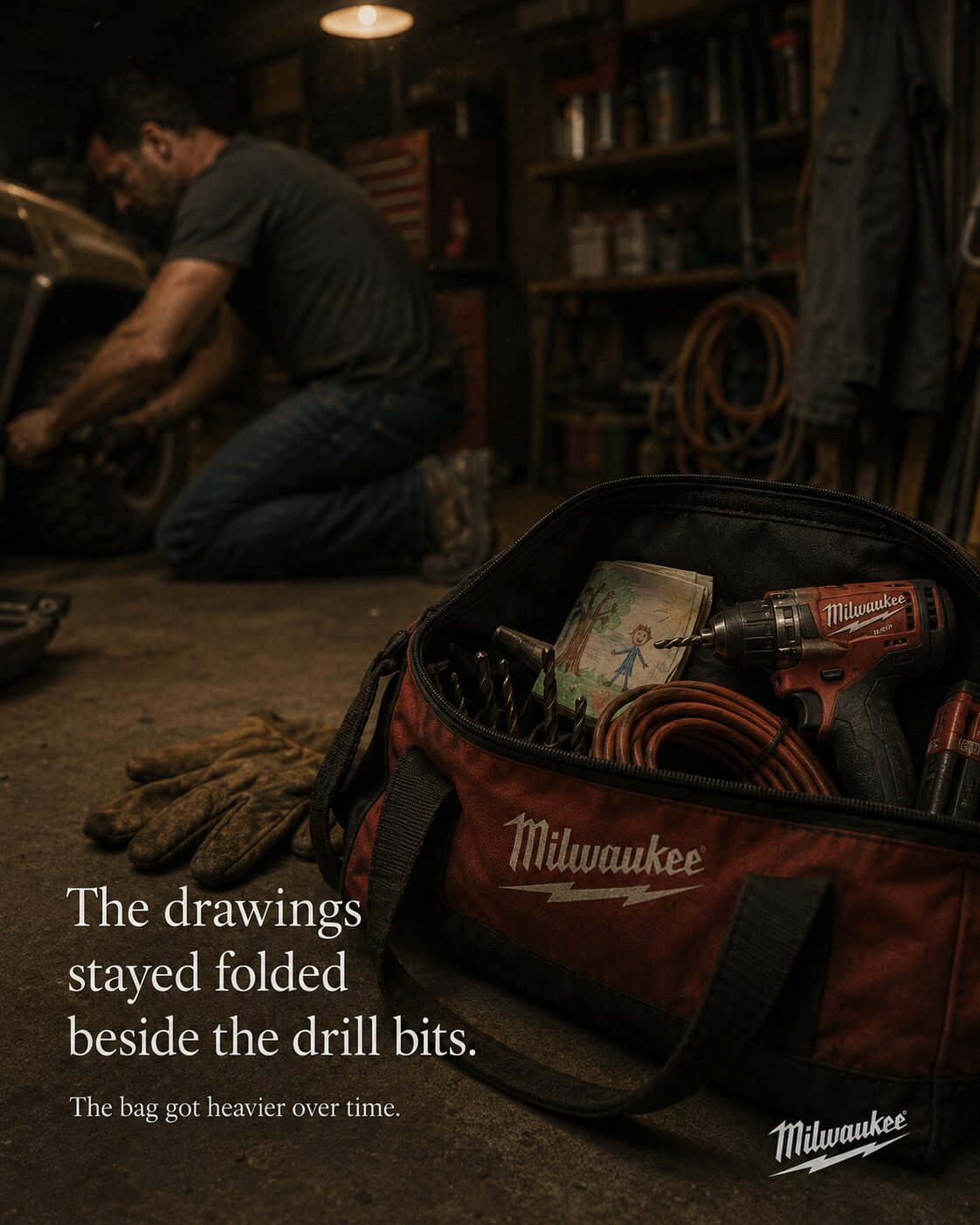 Milwaukee campaign concept derived from a persona story.